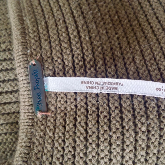 Free People La Brea V Neck Slouchy Sweater - Picture 6 of 7